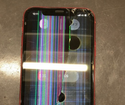 iPhoneXRの画面がボロボロに…液晶が割れても即日治ります！！